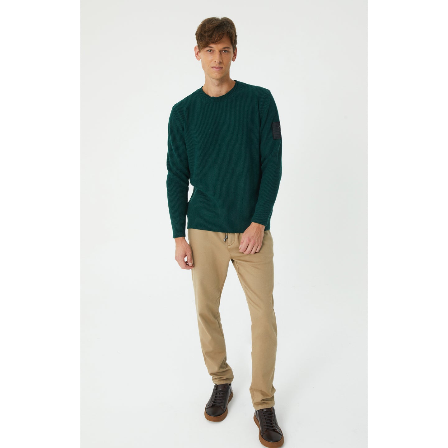 Green Wool Blend Sweater